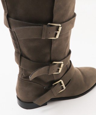 WEGO スウェードベルトブーツ カーキ