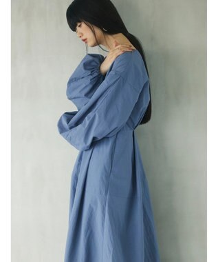 Green Parks armonia．ウエストタックワンピース Blue