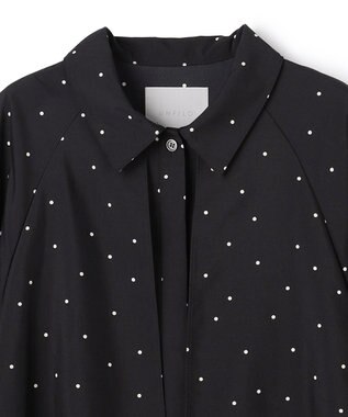 UNFILO L フライヨーク ワンピース ブラックドット