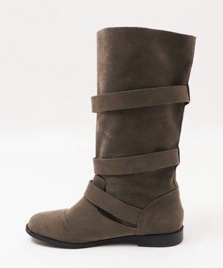 WEGO スウェードベルトブーツ カーキ