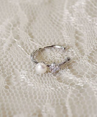 Tiaclasse 【選べる2種類】パールイヤーカフ