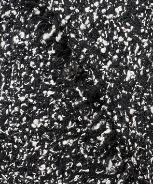 23区 L 【GOLD LABEL】CAMPOREバイカラーツイード ジレ モノトーン系