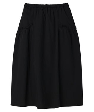 CRAFT STANDARD BOUTIQUE サイドフリルギャザースカート Black