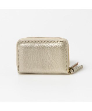 UNBILLION ペルケ perche / イタリアンレザー・ジャバラカードキーケース ゴールド