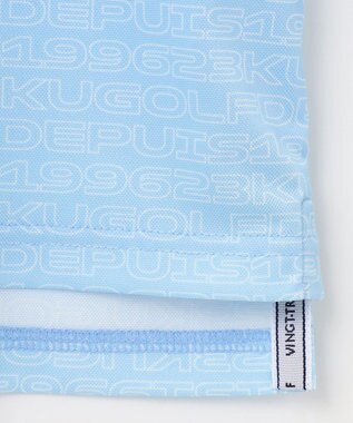 23区GOLF 【MEN】【UVケア/吸水速乾】グラデーションロゴ 半袖ポロシャツ ダルブルー系5