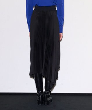 JOSEPH ニットウィーブプリッセ　スカート Black