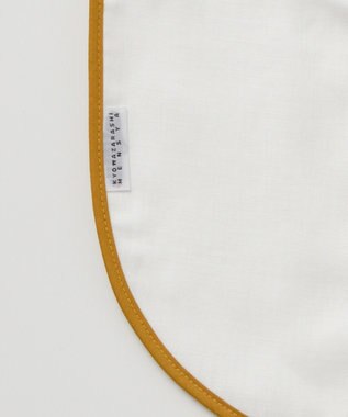 京和晒綿紗 【BABY】ベビーガーゼビブ　5重合わせ マスタードバイアス