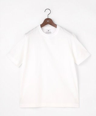 JOSEPH ABBOUD 【オーガニックコットン使用・MADE IN JAPAN】千鳥ジャカード Tシャツ