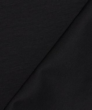 23区 L 【エステータ】トリアセファインジャージー アシンメトリーハイネック カットソー ブラック系