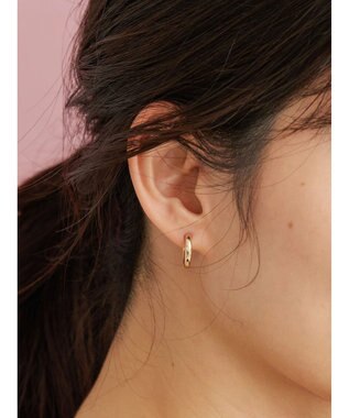 AMERICAN HOLIC パール×メタル２ＷＡＹピアス Gold