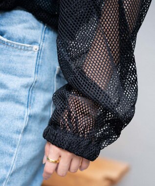 WEGO メッシュパーカー ブラック