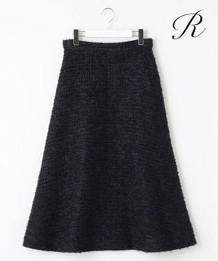 23区 S 【R(アール)】ファンシーツイードスカート ネイビー系
