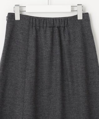 J.PRESS LADIES アクアレジェンドウールジャージー スカート ライトグレー系
