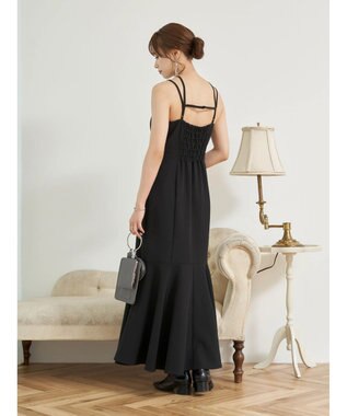 earth music&ecology ＳＥＴ２点シアーボレロ＋キャミワンピース Black