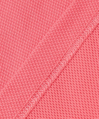 23区GOLF 【WOMEN】【吸水速乾/UVケア】ハニカムカノコ半袖ポロシャツ シンプルながらも機能的 ピンク系