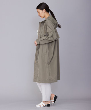 ICB メモリーツイル フーデットコート カーキ系