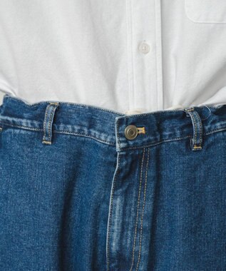 WEGO デニムイージーワイドパンツ デニム中濃色