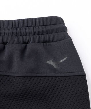 UNFILO 【ミズノ×UNFILO】ブレスサーモ リップルキルト ジョグパン ブラック