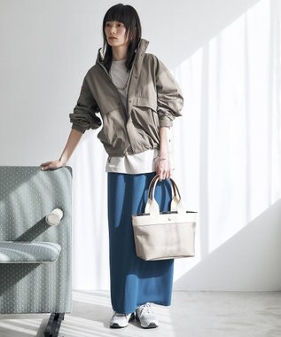 TOPKAPI 【ドラマ着用】【Breath TOPKAPI】RIPPLE リプル ロング ハンドル B5 トートバッグ ペールベージュ