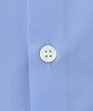 UNFILO 【洗える/吸水速乾】イージーケア キャンディスリーブ ブラウス サックスブルー