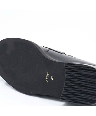 APOM イタリアンレザー ペニーローファー 30 ブラック