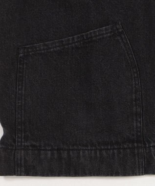 WEGO 【ユニセックス着用ITEM/MLサイズ展開】ワーカーズZIPデニムジャケット デニムブラックソノタ