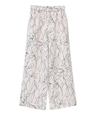 earth music&ecology 【接触冷感】アソートリラックスパンツ Flower