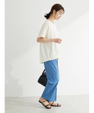 Green Parks 前ゴムドッキングカットプルオーバー Ecru