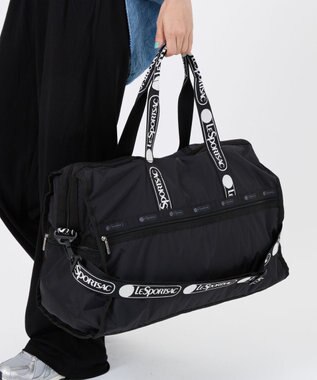 LeSportsac DELUXE LG WEEKENDER/ロゴジャカードブラック ロゴジャカードブラック