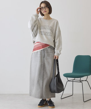 AMERICAN HOLIC リメイクデザインスカート Gray
