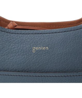genten タスカ ショルダーバッグM レトロブルー
