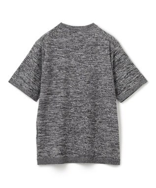 JOSEPH HOMME レクサスムリネ　クルーネック半袖ニット ライトグレー系