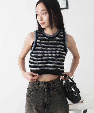 WEGO メッシュタンク ブルー