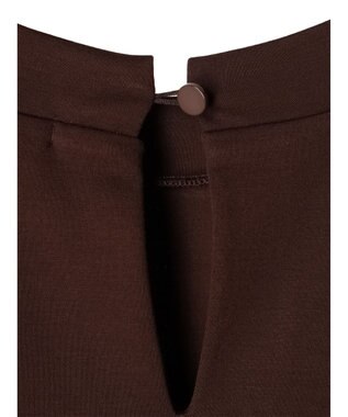 Green Parks armonia．異素材切替ワンピース Brown