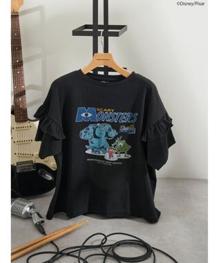 AMERICAN HOLIC フリルＴシャツ／Ｍｏｎｓｔｅｒｓ　ｉｎｃ Black