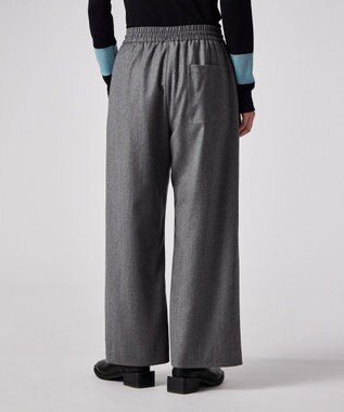 Paul Smith ウールフランネル ワイドパンツ グレー