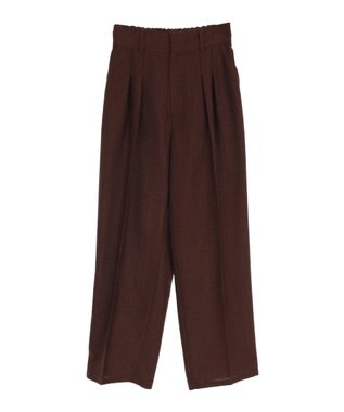 Green Parks ・ＥＬＥＮＣＡＲＥ　ＤＵＥ　リネンライク２タックパンツ Black