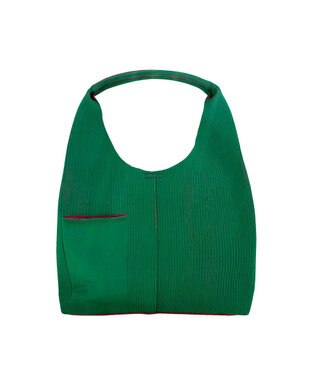 ROOTOTE 1061【ラメ糸ミックス-A4収納】LT.ラウンド.グリンプス.ニット-A 04：グリーン