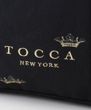 TOCCA CROWN DOTS CANVASTOTE トートバッグ ブラック系
