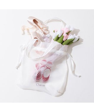 Chacott ポワントシアートートバッグ ホワイト