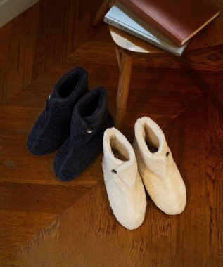 UCHINO ごふくわルームブーツフィット アイボリー