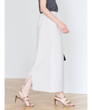 AMERICAN HOLIC クレープジョーゼットタイトスカート Light Gray