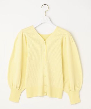 ANY SIS 【洗える】フラワーカラー2WAY ニット ミモザ