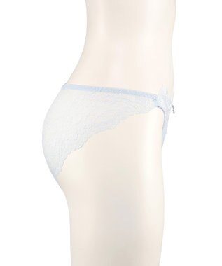 San-ai Resort（三愛水着楽園） エレガントコレクション【2502】デザインバックレースショーツ ブルー