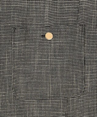 自由区 【洗える】ライトカラミノーカラー ジャケット モノトーン