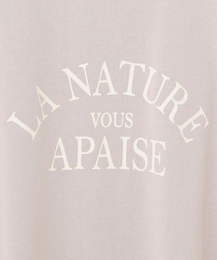 ANY SIS フレンチスリーブロゴ スウェット ローズグレー