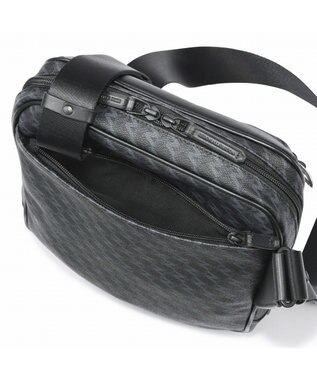 ZERO HALLIBURTON  ZH-モノグラム ショルダーバッグ 6L 650g 81521 ブラック