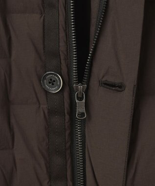 JOSEPH ABBOUD 【インナーダウンとしても対応可】ポケッタブル２WAYストレッチダウン ブルゾン ダークブラウン系