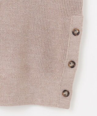 J.PRESS LADIES 【洗える】DRALON MERINO ニット ベスト ベージュ系