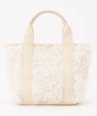 TOCCA IN THE GARDEN キャンバストートバッグ オフ系